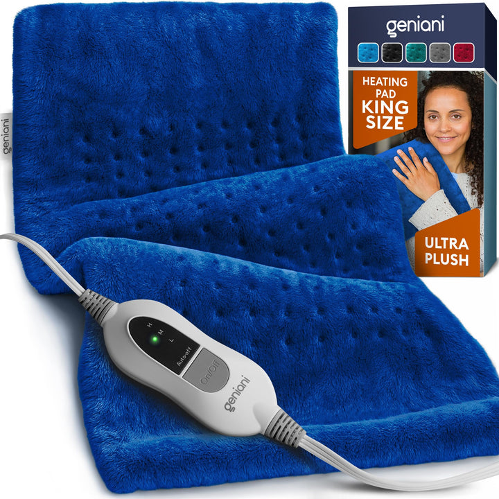 GENIANI XL Heating Pad, Space Blue