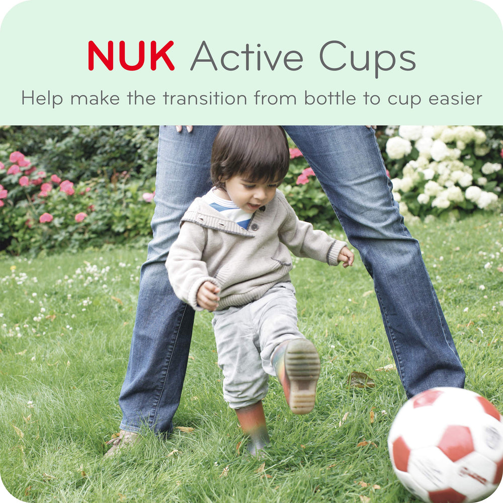 NUK Active Cup, Blue Dinosaur, 10 oz