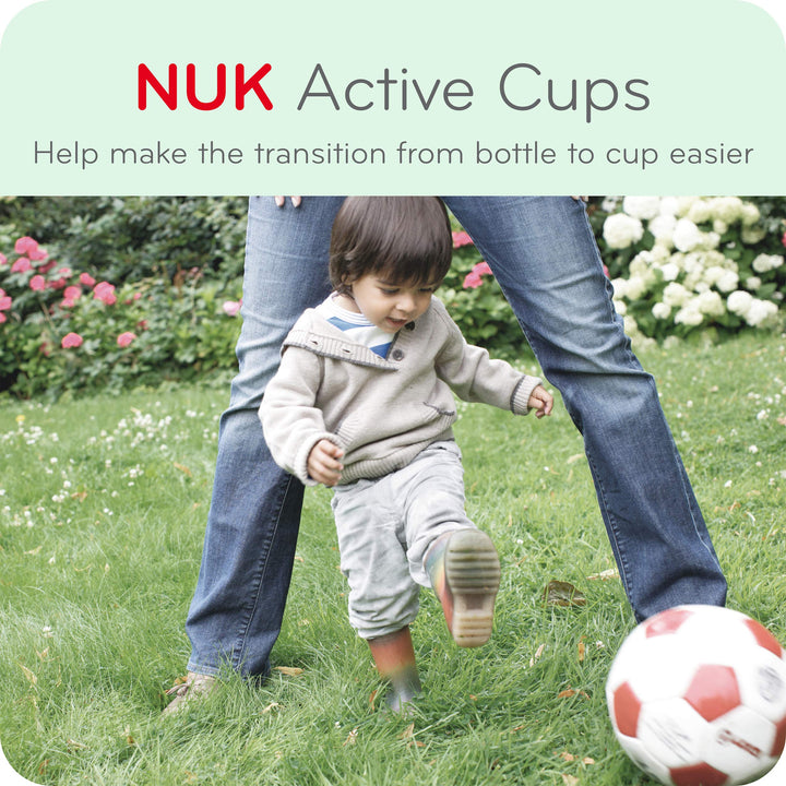 NUK Active Cup, Blue Dinosaur, 10 oz