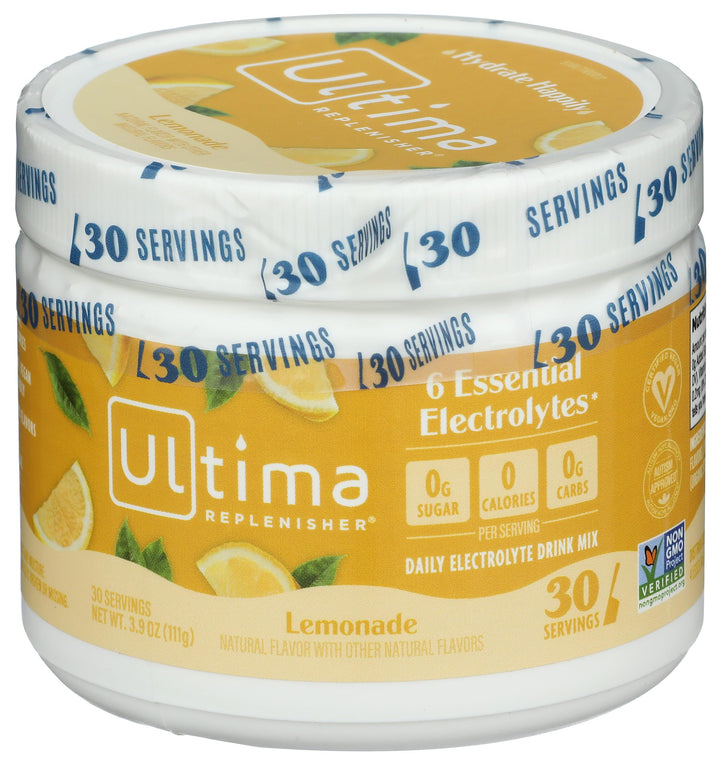 Ultima Replenisher Hydration Electrolyte Powder, Lemonade, 30 Servings