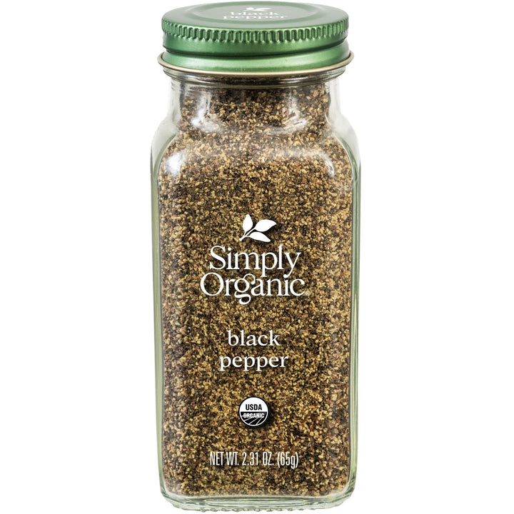 Simply Organic Pepper, Black Medium Grind, 2.31 oz