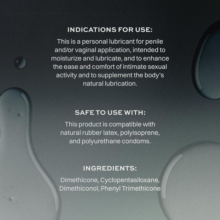 Wet Platinum Silicone-Based Lubricant, 4.2 oz