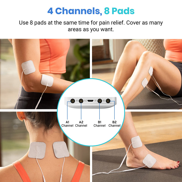 Etekcity TENS Unit Muscle Stimulator, 4 Channels