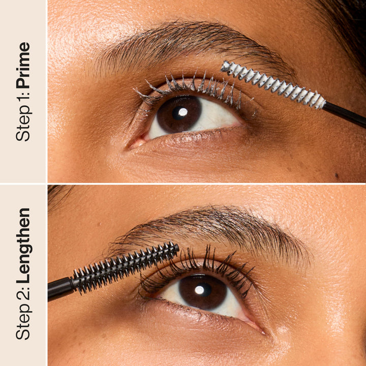 Honest Beauty 2-in-1 Extreme Length Clean Mascara And Primer, Black, 0.27 fl oz