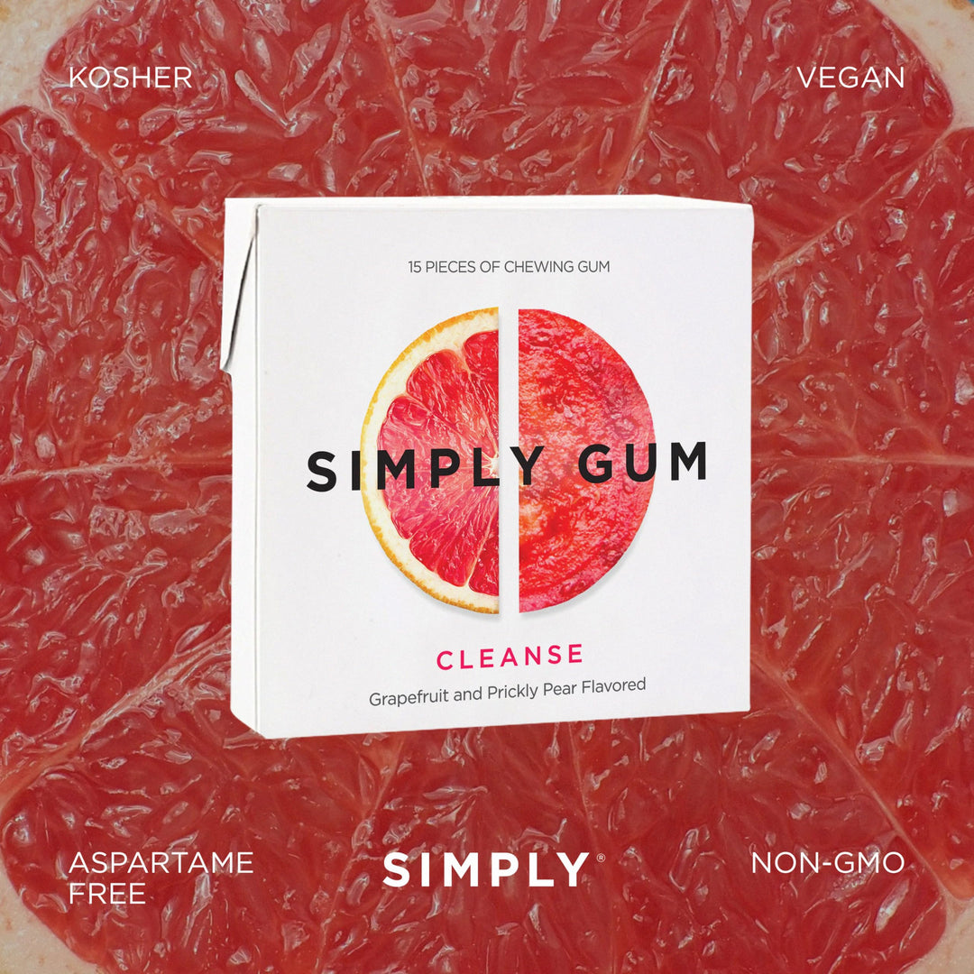 Simply Gum, Grapefruit & Prickly Pear, 15 Count