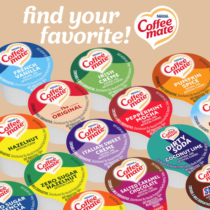 Coffee Mate Original Non-Dairy Creamer Singles, 0.375 oz, 180 Count