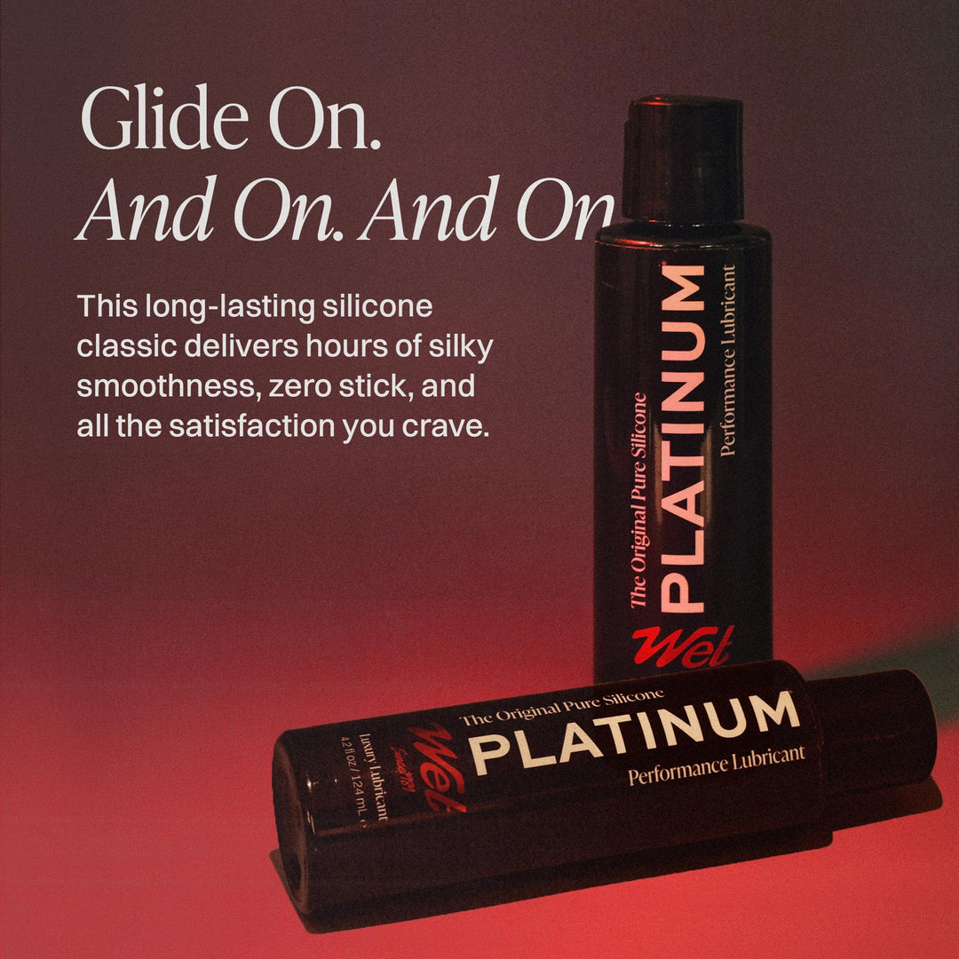 Wet Platinum Silicone-Based Lubricant, 4.2 oz