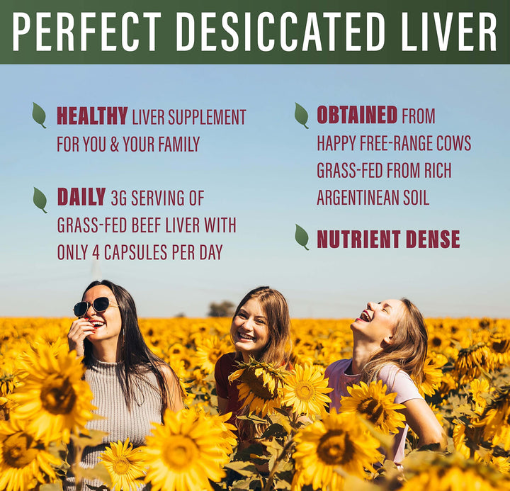 Perfect Supplements Desiccated Liver, 120 Count