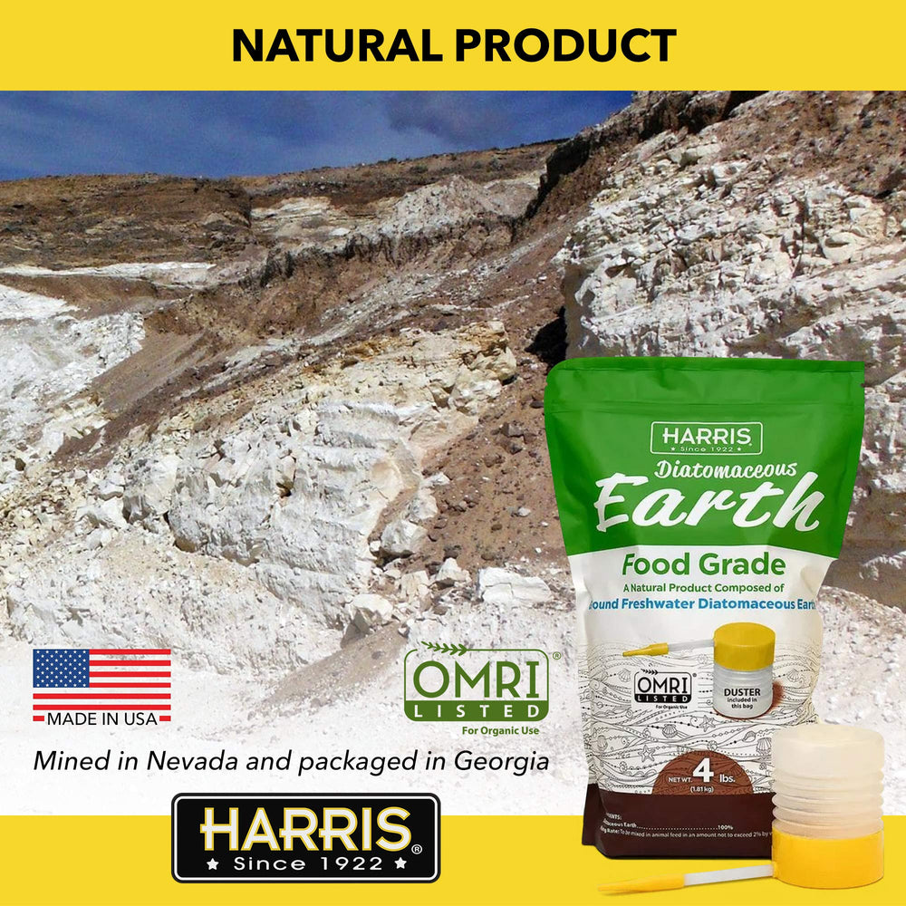 HARRIS Diatomaceous Earth Food Grade, 4 lb