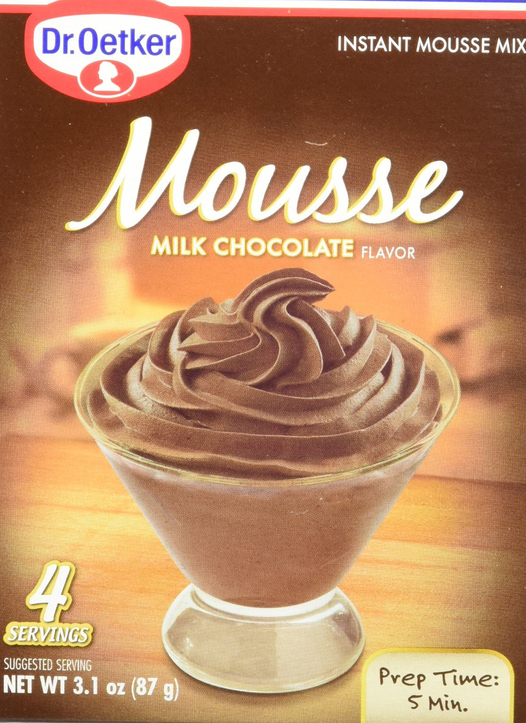 Dr. Oetker Mousse Mix, Milk Chocolate, 3.1 oz