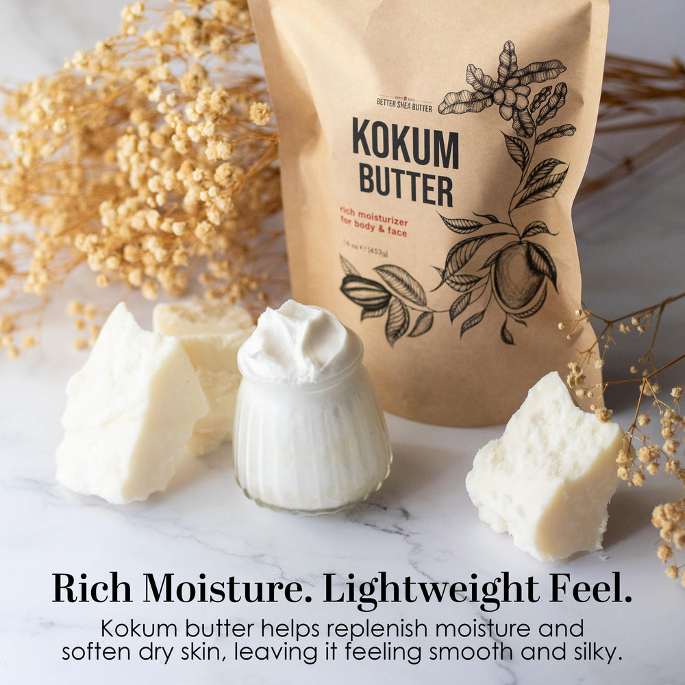 Better Shea Butter Kokum Butter, Unscented, 8 oz