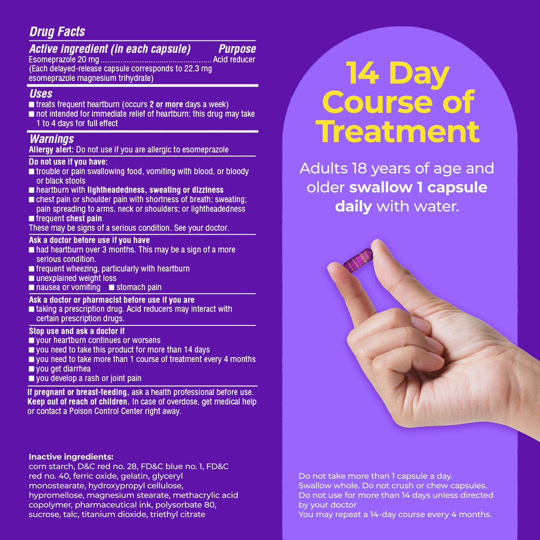 Nexium 24HR Capsules, 42 Count