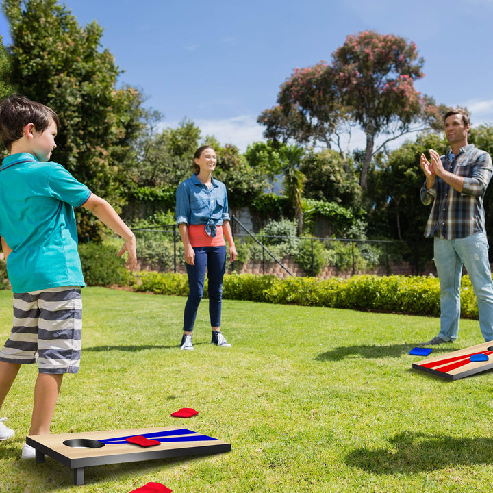 GoSports Cornhole Game Set, Wood Design, 2 ft x 1 ft