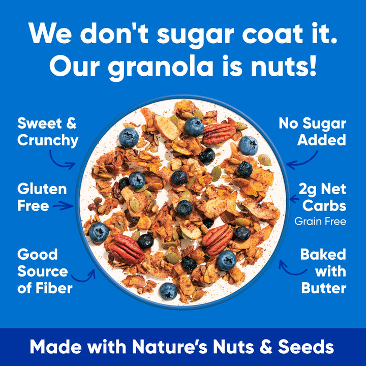 NuTrail Nut Granola Cereal, Blueberry Cinnamon, 1 Count