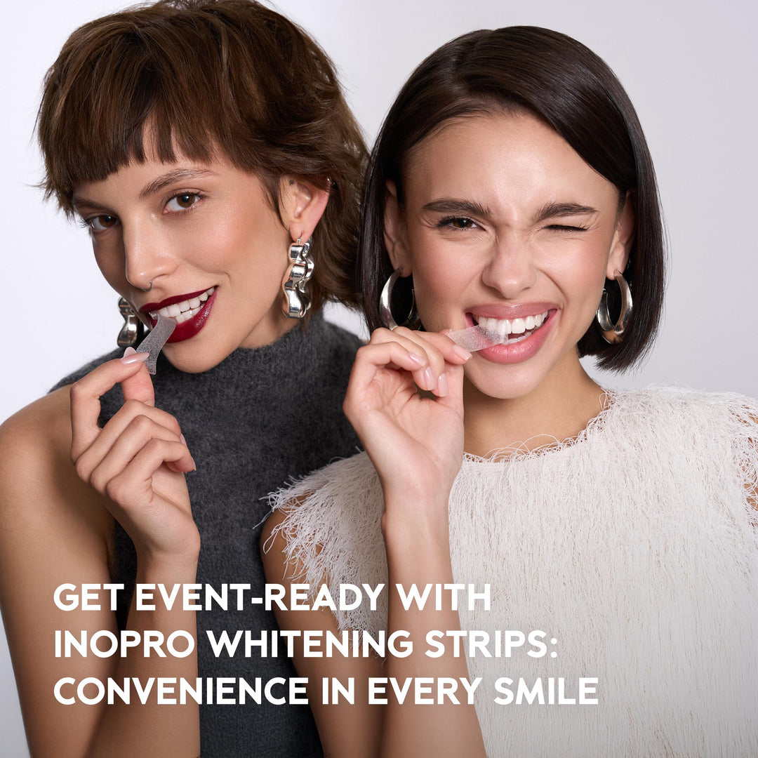 INOPRO / Natural Teeth Whitening Strips Kit, 14 Treatments