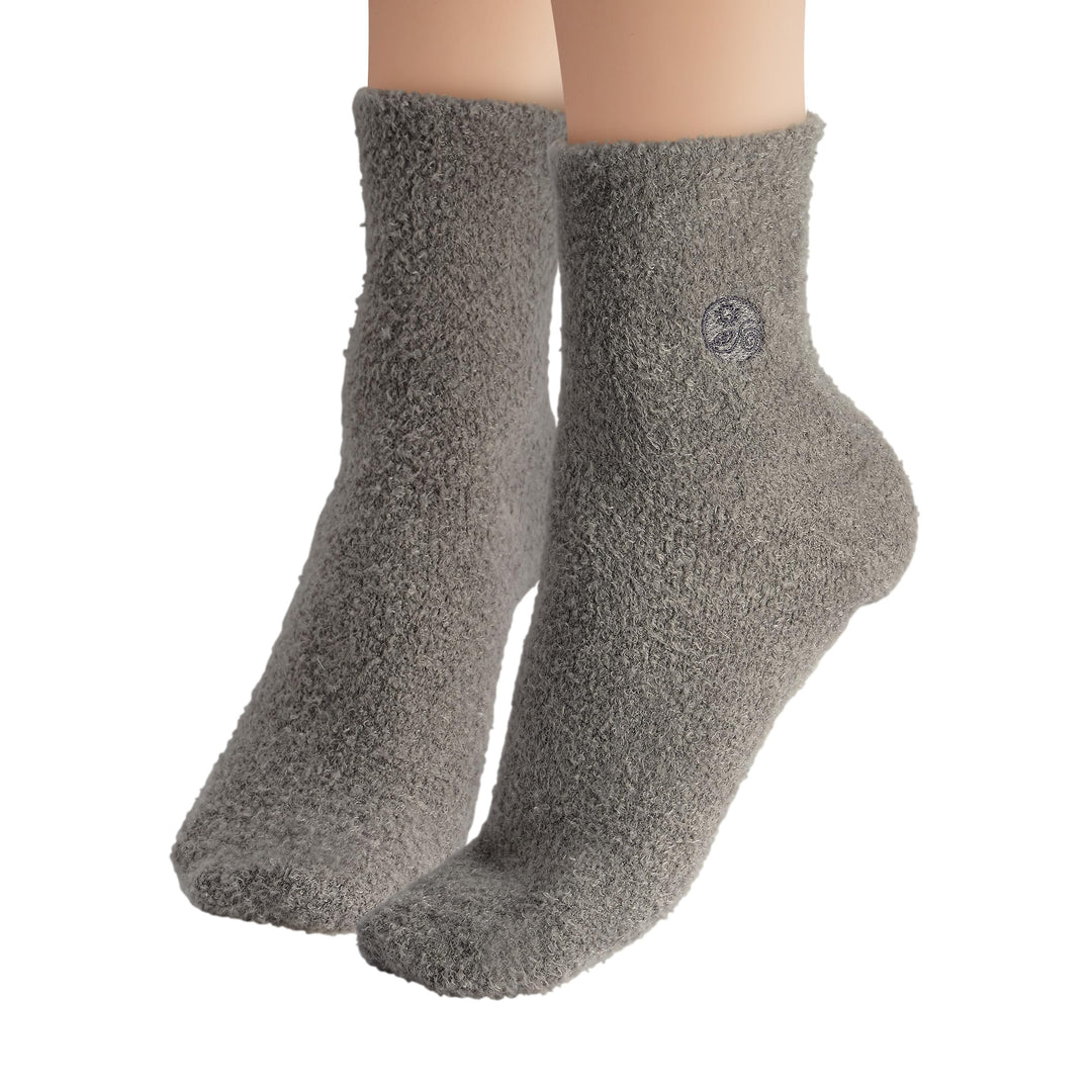 Earth Therapeutics Aloe Socks, Grey, 1 Pack