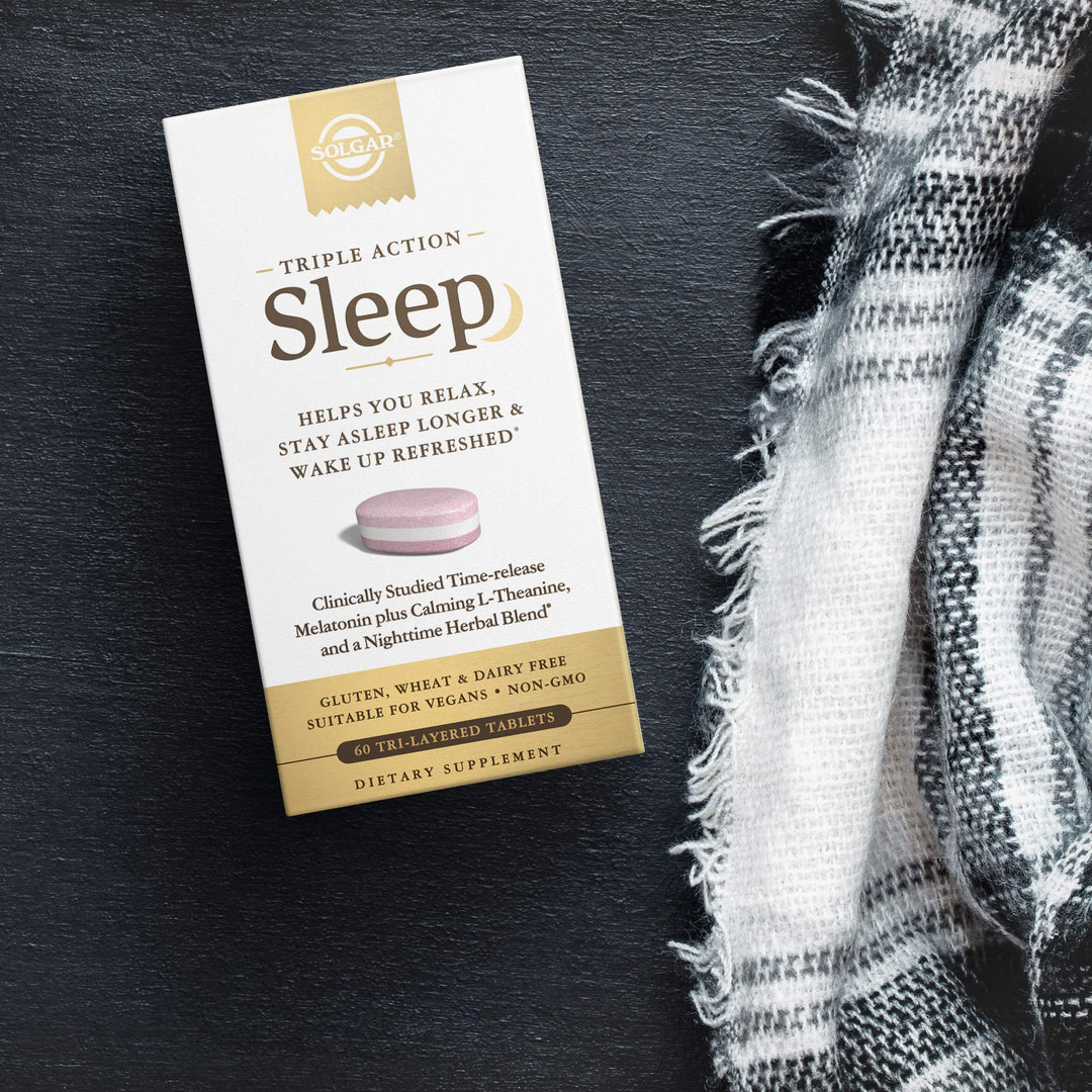 Solgar Triple Action Sleep, 60 Count