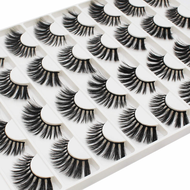 Vayator 3D Mink False Eyelashes, D069, 16 Pairs