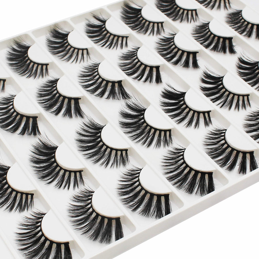 Vayator 3D Mink False Eyelashes, D069, 16 Pairs
