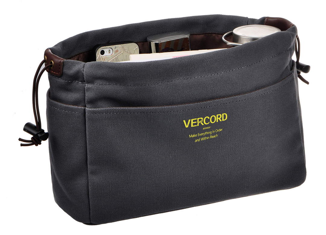 Vercord Handbag Organizer, Grey, S