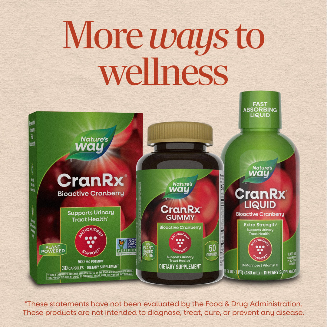 Nature's Way CranRx Cranberry Gummies, 50 Count
