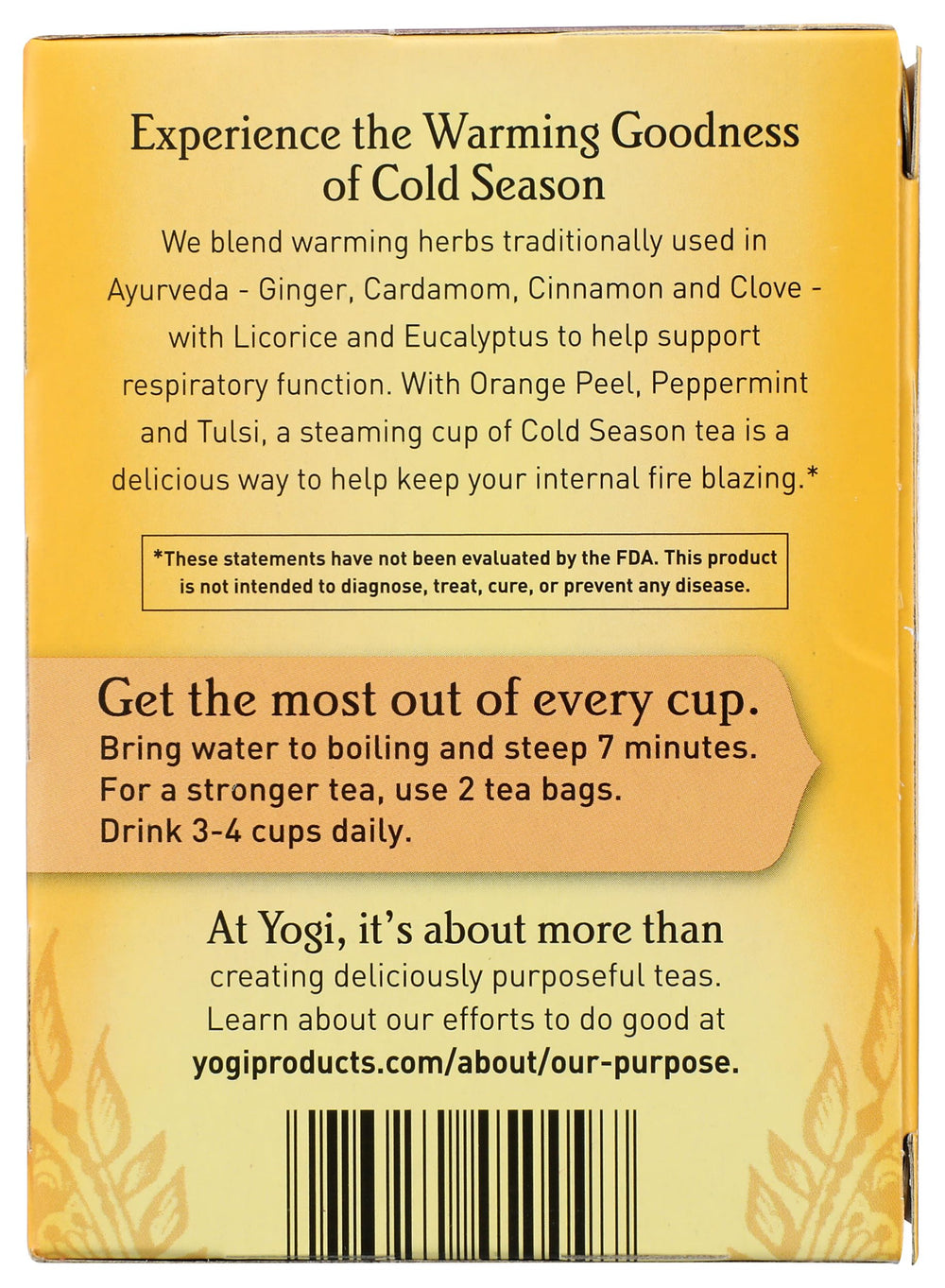 Yogi Tea Cold Season, 16 Count