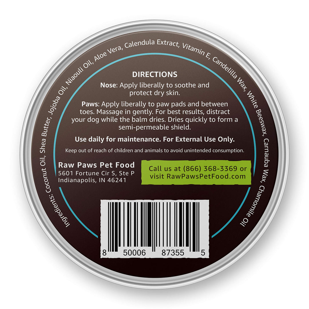Raw Paws Dog Nose Balm and Paw Butter, 4 oz