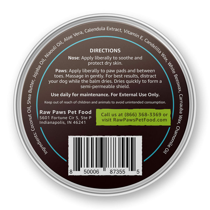 Raw Paws Dog Nose Balm and Paw Butter, 4 oz