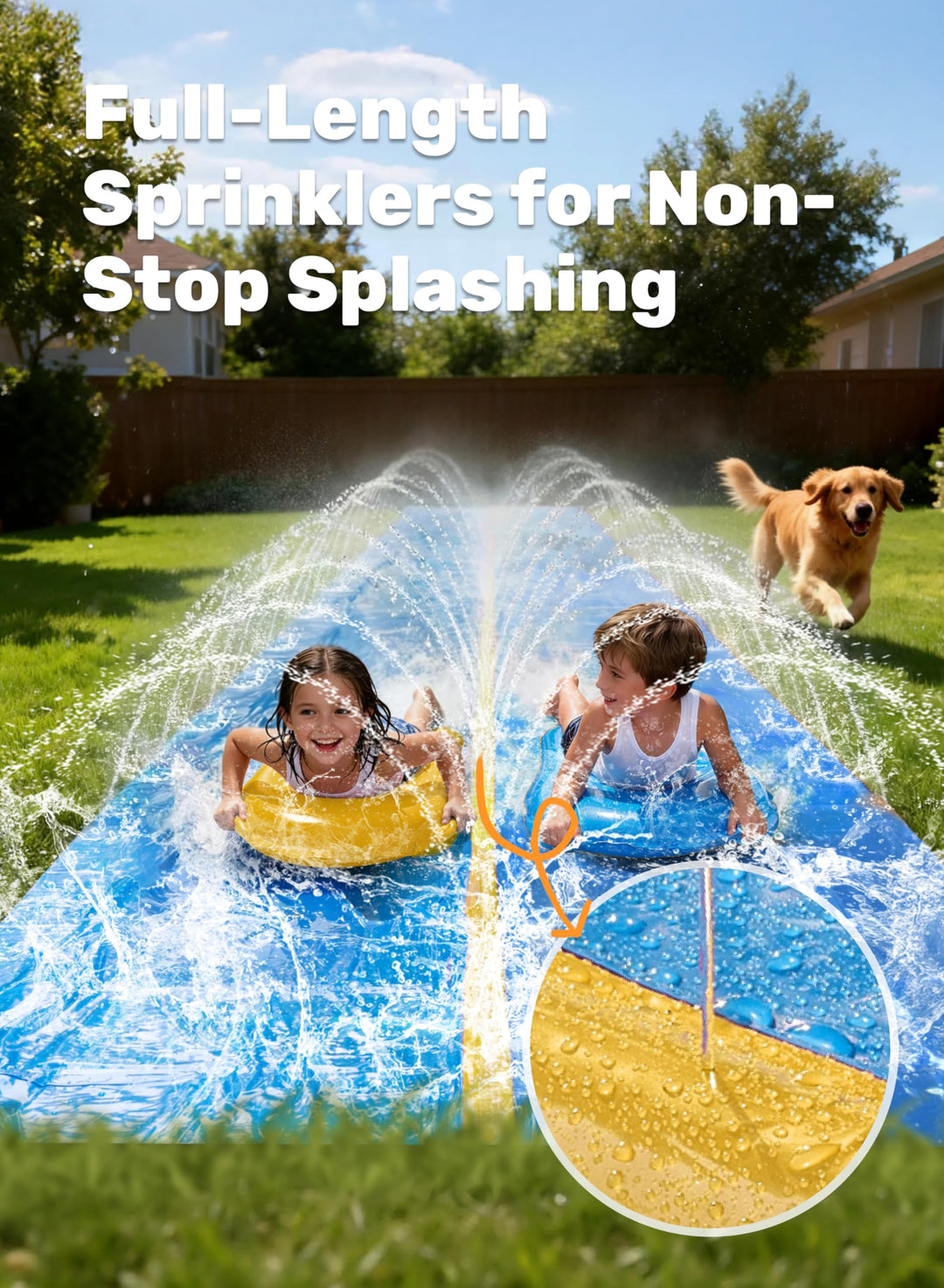 Sloosh Water Slide, 30 ft x 6 ft