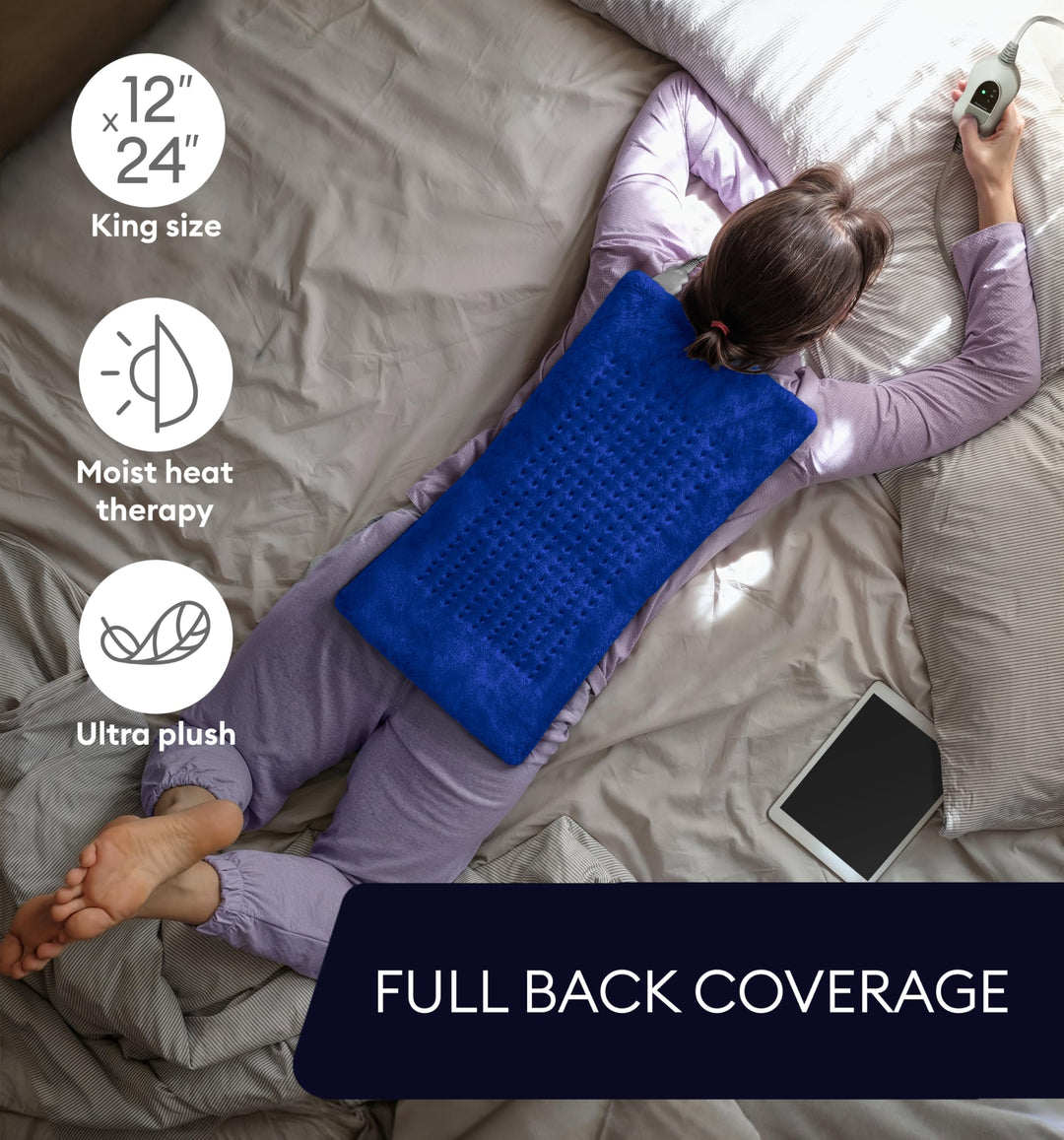 GENIANI XL Heating Pad, Space Blue
