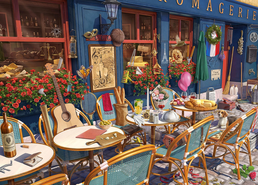 Ceaco June's Journey Wine & Cheese Shop Jigsaw Puzzle, 1000 Count