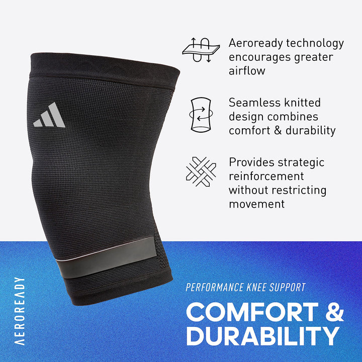 adidas Climacool Knee Support, Black, XL