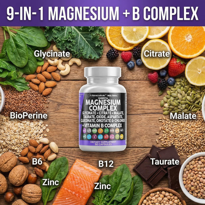 Clean Nutraceuticals Magnesium Complex 2285 mg, 90 Count
