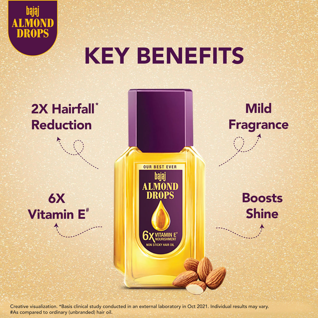 Bajaj Almond Drops Hair Oil, 300 ml
