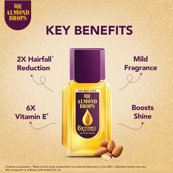 Bajaj Almond Drops Hair Oil, 300 ml