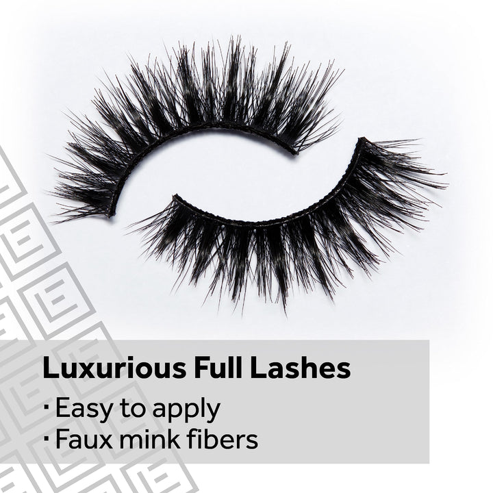 Eylure Definition False Lashes No. 126, Black, 3 Count