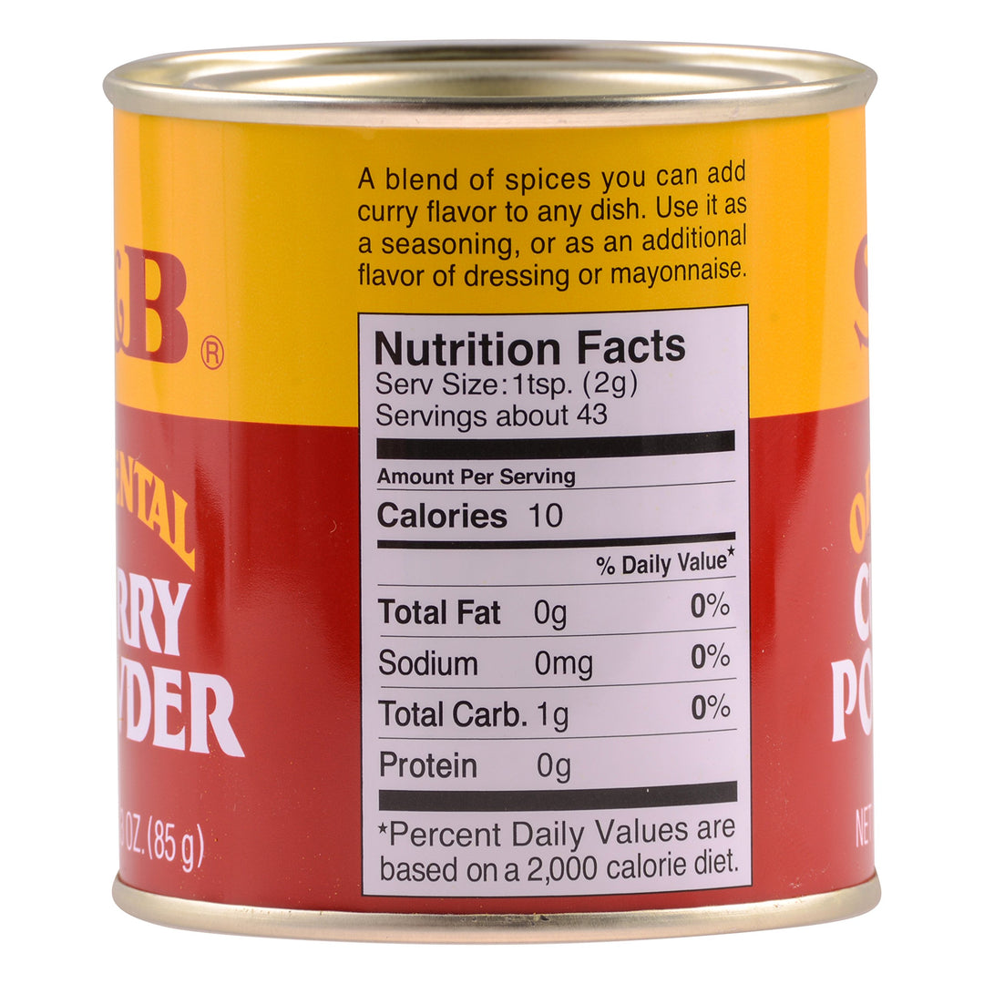 S & B Curry Powder Oriental, 3 oz