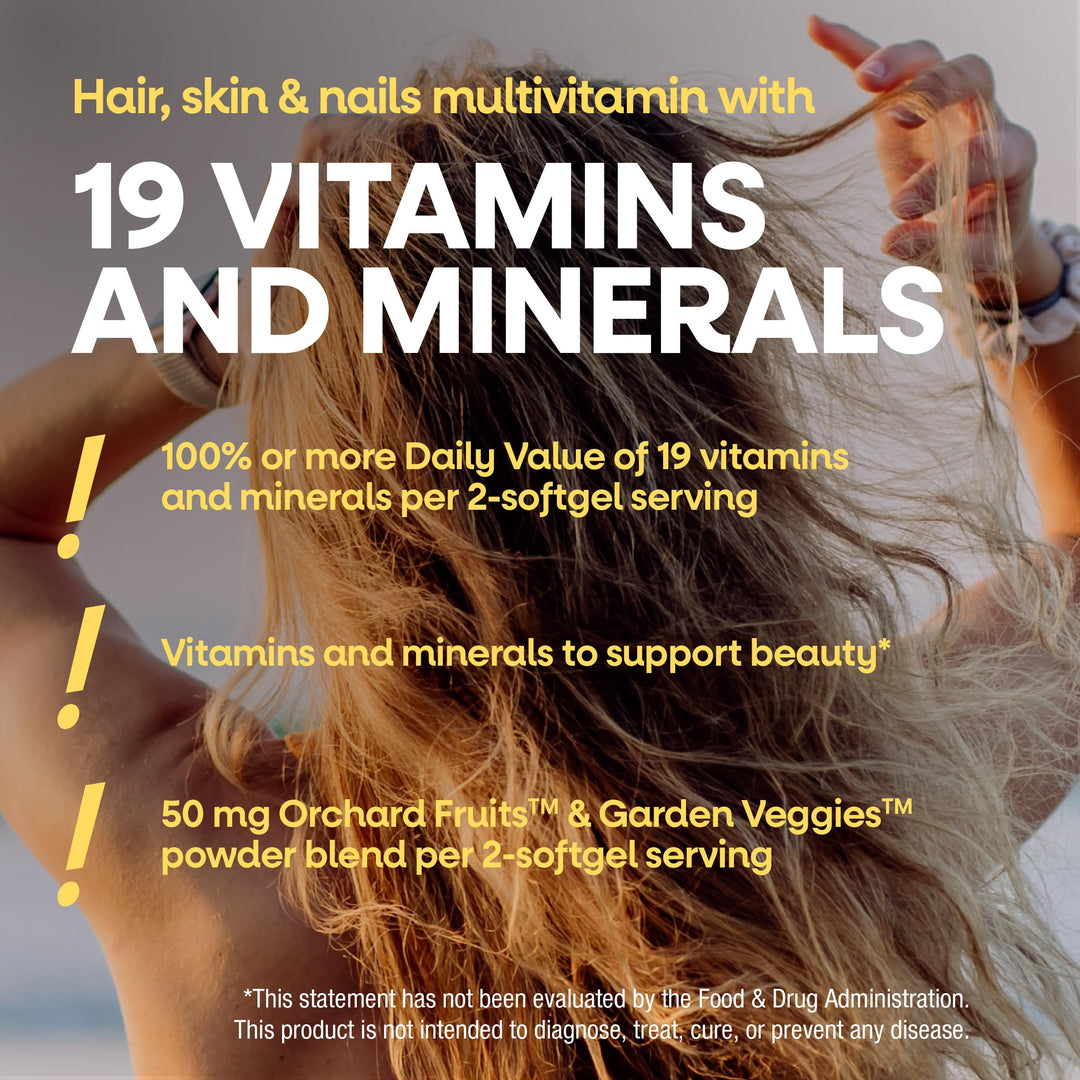 Nature's Way Alive Hair Skin And Nails Multivitamin Softgels, 60 Count