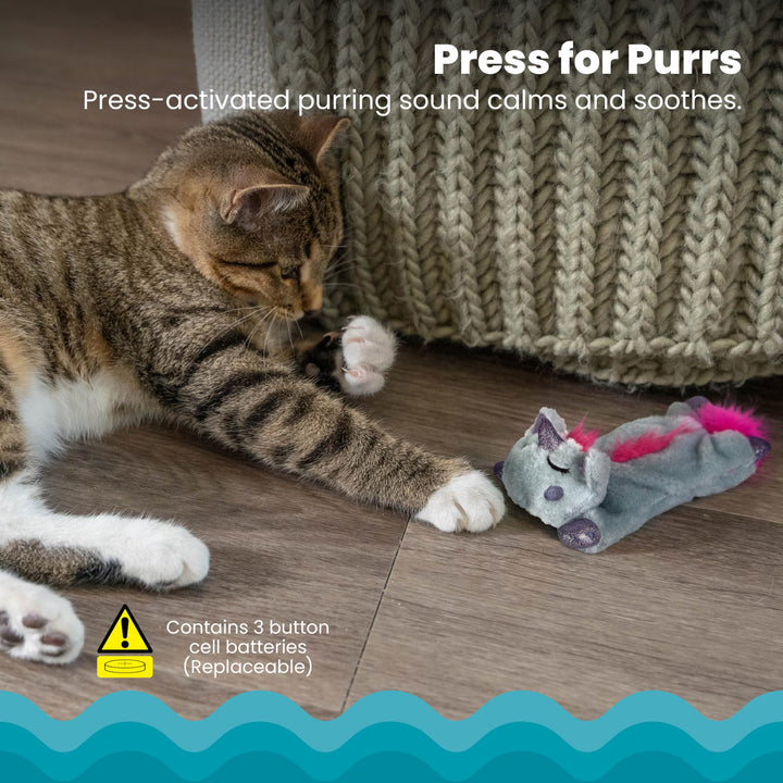 Catstages Purr Pillow Snoozin Sloth Cat Toy, Green