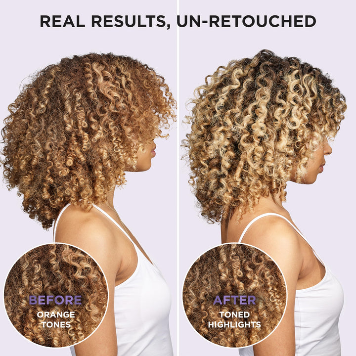L'OREAL PARIS EverPure Brass Toning Purple Shampoo And Conditioner, 6.8 fl oz, Pack of 2