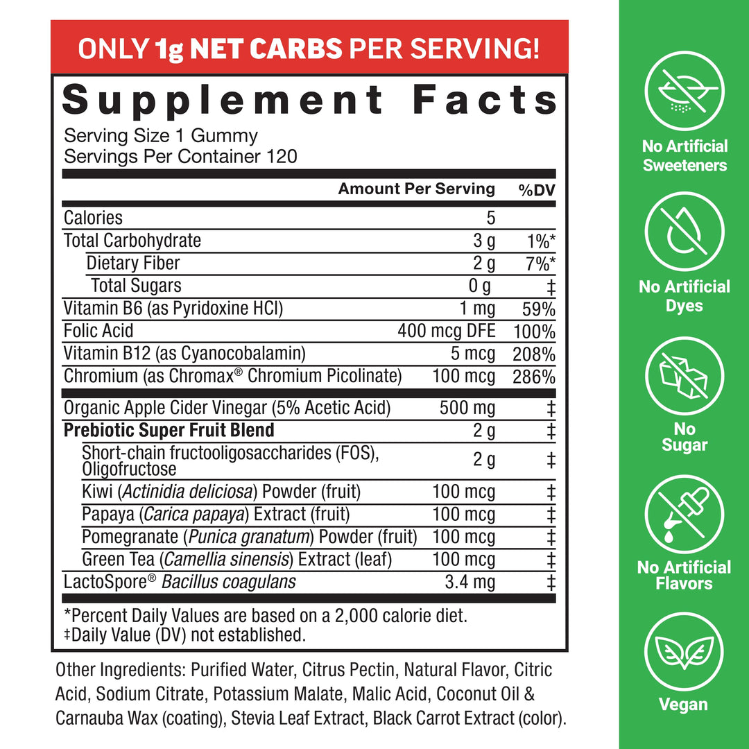 Force Factor ProbioSlim Apple Cider Vinegar Gummies