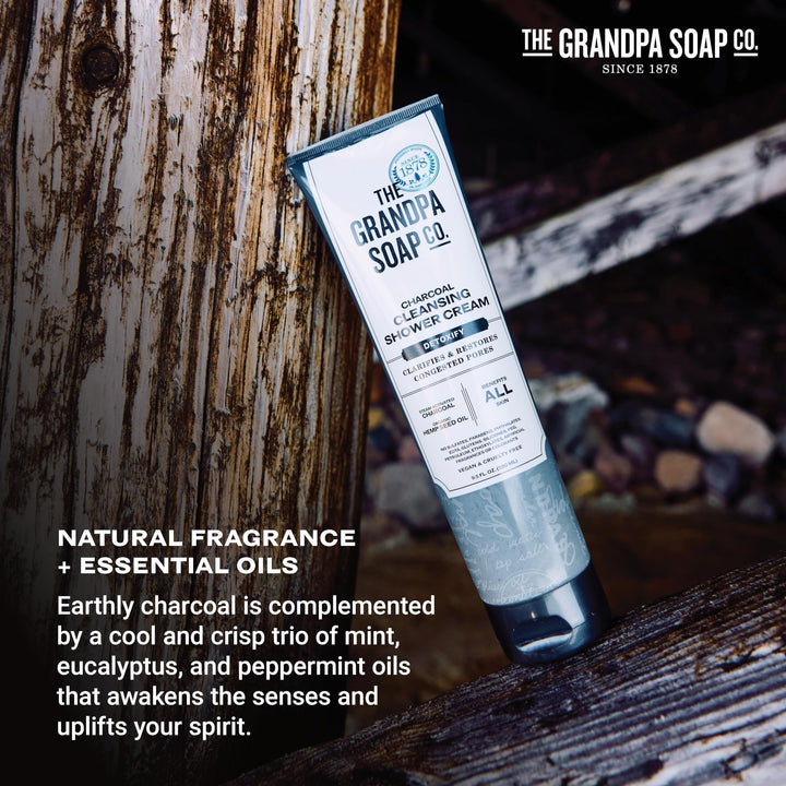 Grandpa's Charcoal Cleansing Shower Cream