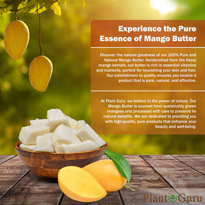 Plant Guru Raw Mango Butter, 8 oz