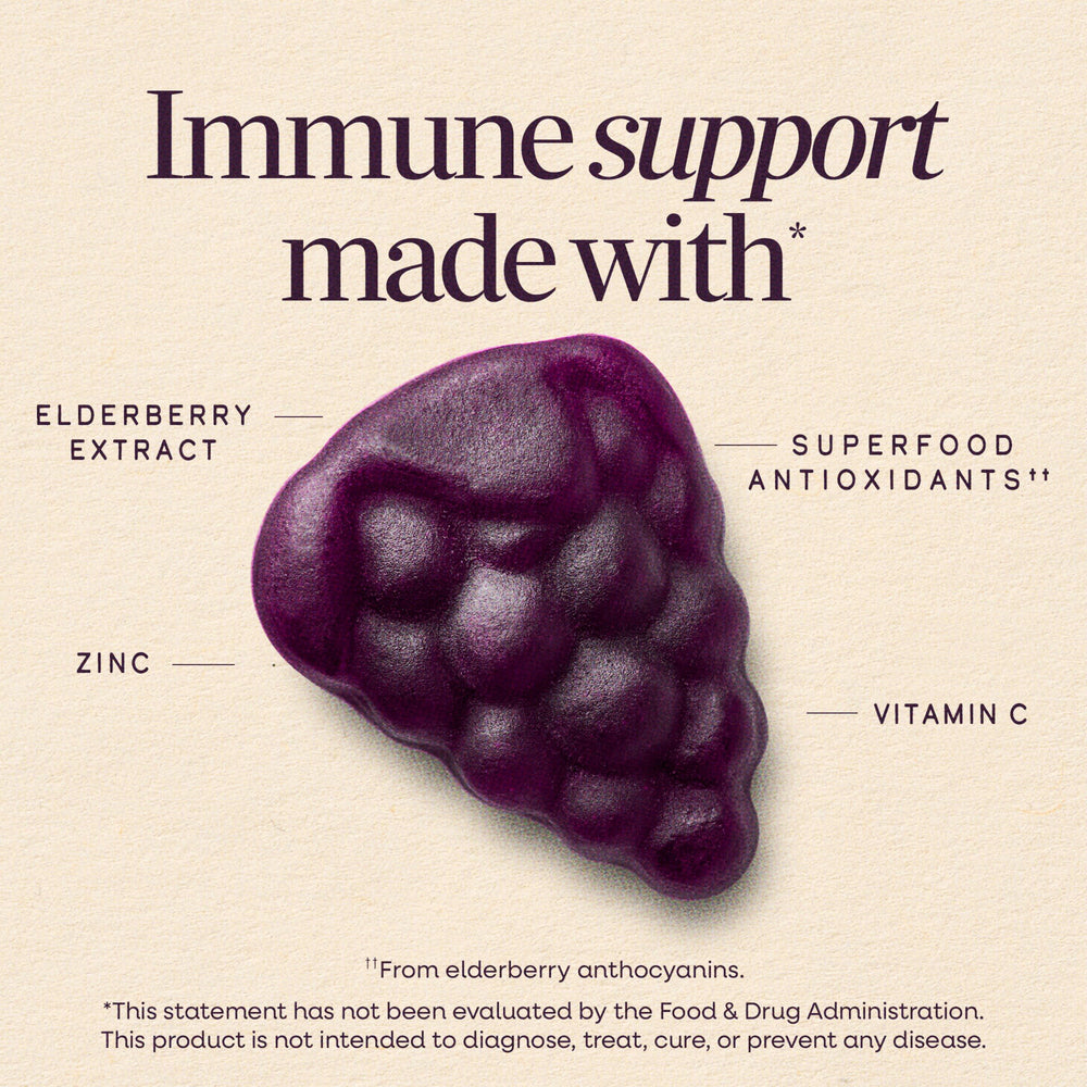 Nature's Way Sambucus Elderberry Gummies For Kids, Berry, 60 Count
