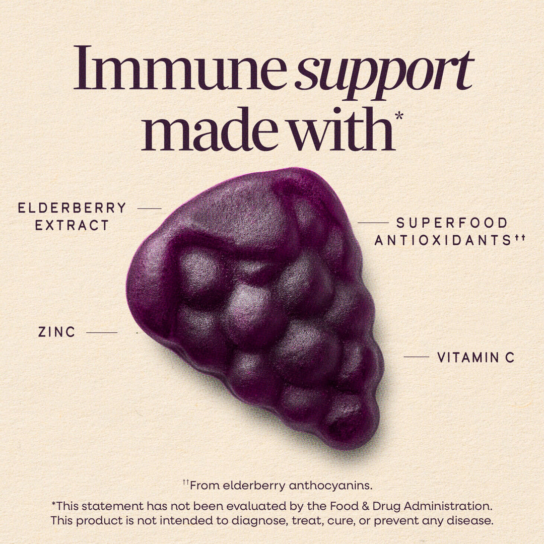 Nature's Way Sambucus Elderberry Gummies For Kids, Berry, 60 Count