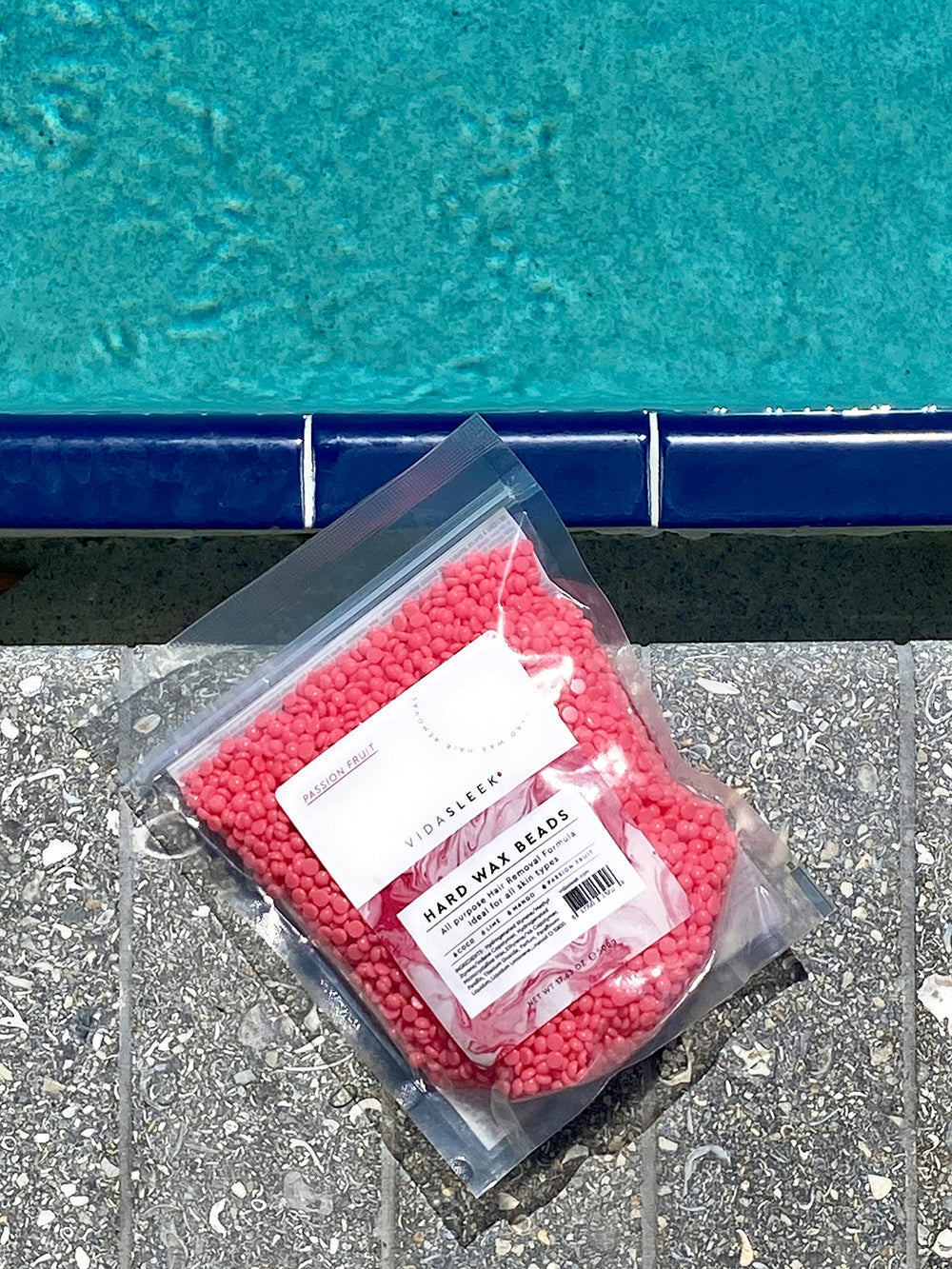 VidaSleek Hard Wax Beads, Passion Fruit, 17.63 oz