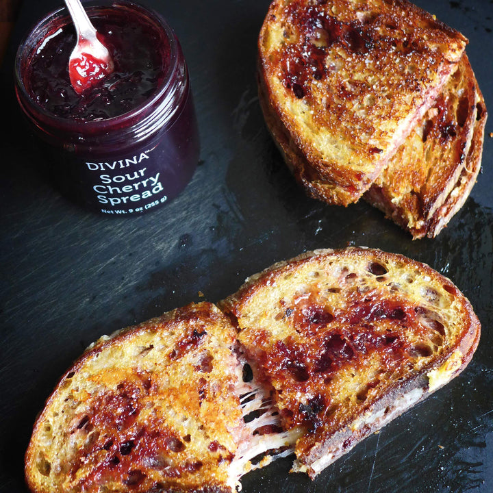 Divina Sour Cherry Spread, 9 oz