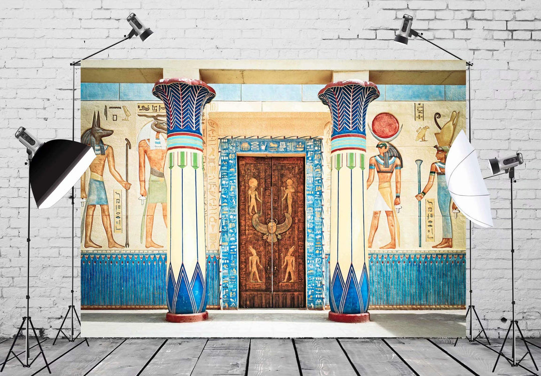 BELECO Egyptian Backdrop, 10 x 6.5 ft
