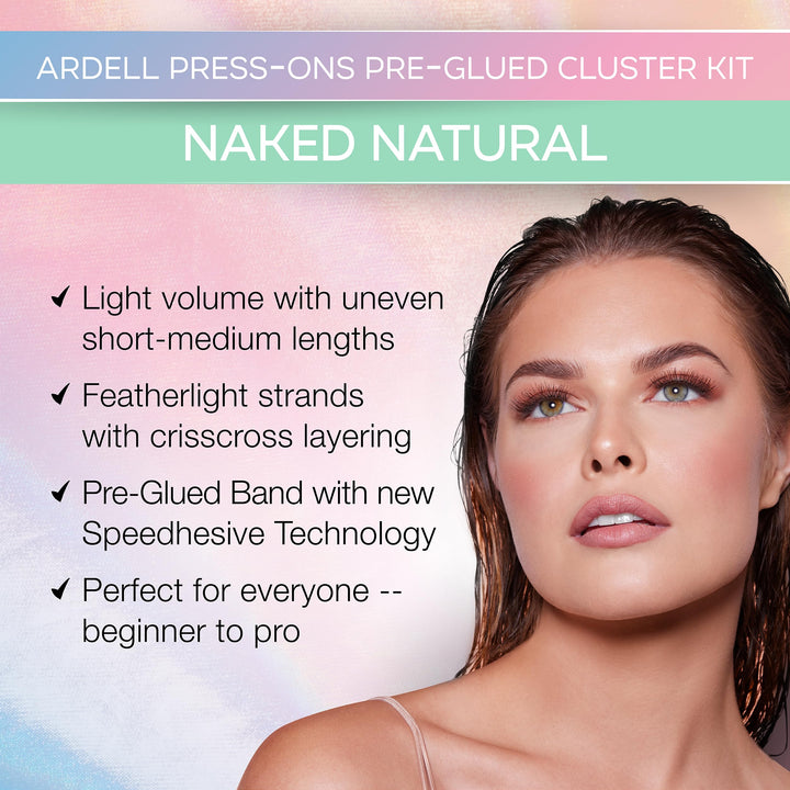 Ardell Naked Press On Pre-Glued Underlash Extensions, Natural