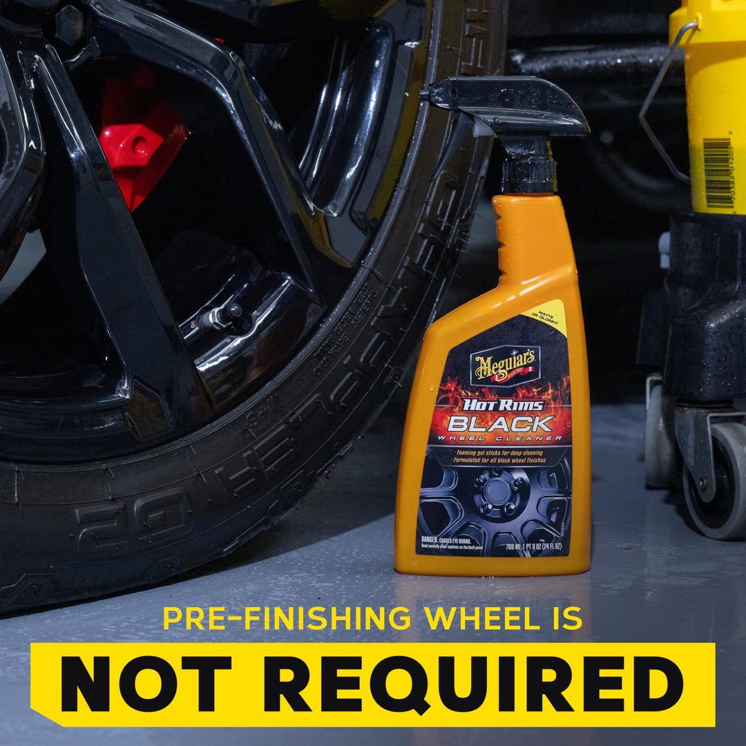 Meguiar's Hot Rims Black Wheel Cleaner, 24 oz